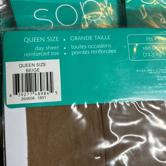 1 @ $4 for queen style panty hose is available! 160-190lbs beige in color - Picture 8 of 12